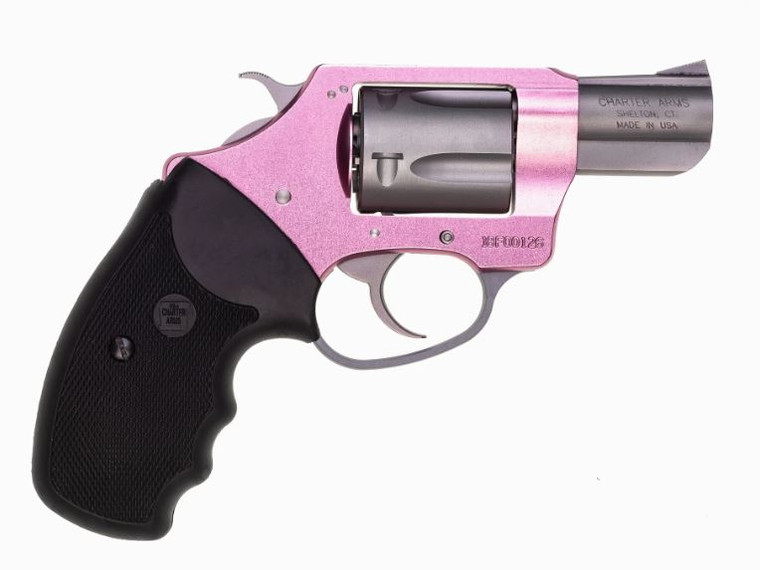 Charter Arms Model 53830 The Pink Lady 2" .38 Special 5 Rounds Pink/Stainless 