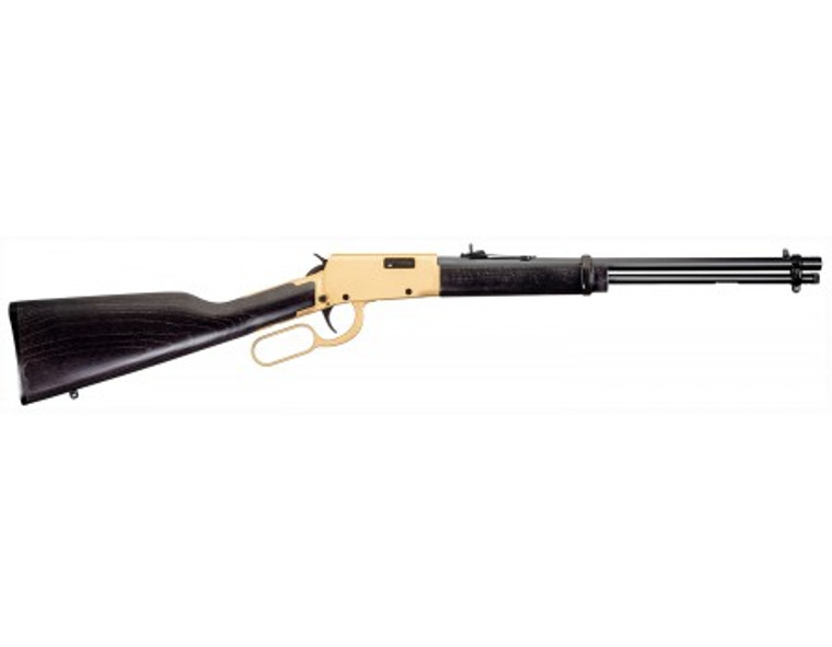 Rossi USA RL22181WD-GLD2 Rio Bravo 18" Lever Action .22LR 15+1 Black/Gold