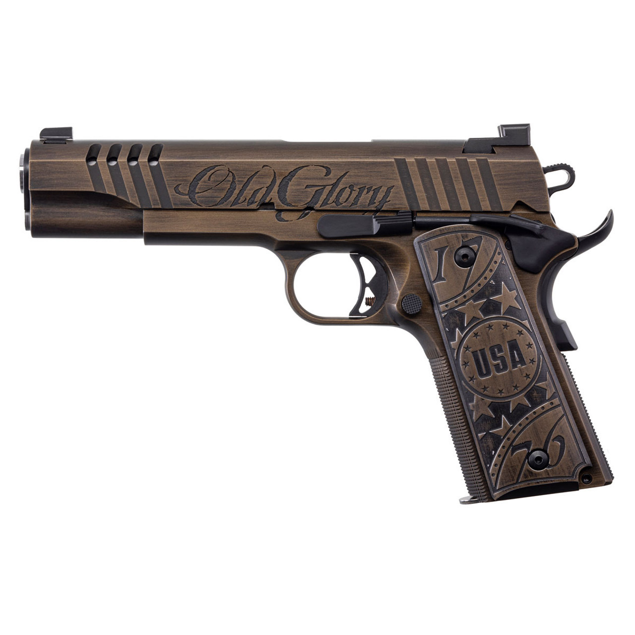 Auto-Ordnance Old Glory 1911 .45 ACP Semi-Auto Pistol (5 in) Burnt Bronze/Black Cerakote - 7 rd.