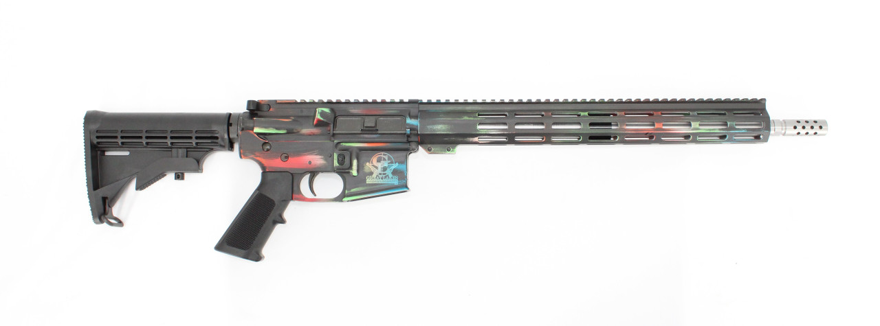 Great Lakes Firearms GL15223SSWDB GL15 AR-15 16" Semi-Auto Rifle (223 Wylde) - Wunderbread Cerakote