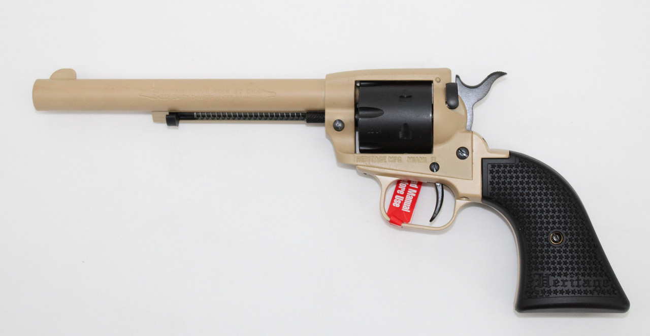 Heritage Rough Rider SRR22V6 .22 LR 6.5" Sabre Sand Cerakote 6-Shot Single Action Revolver