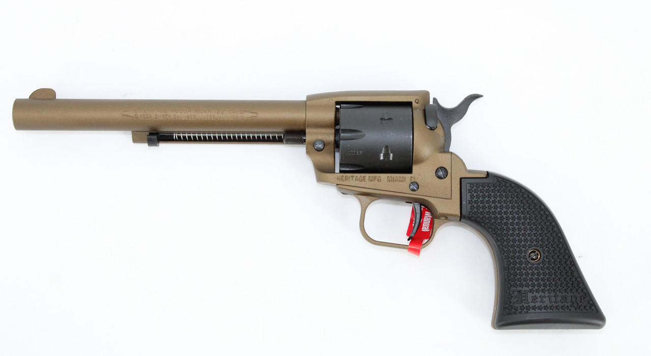 Heritage Rough Rider .22 LR 6.5" Burnt Bronze Steel Frame Revolver