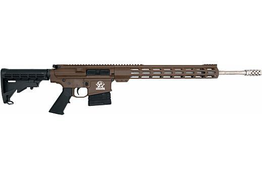 GLFA GL-10 AR-10 Semi-Auto Rifle 6.5 Creedmoor 20" Buck Brown Cerakote (10-Round)