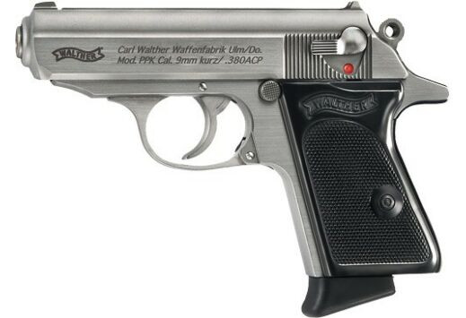Walther PPK .380 ACP Stainless Steel 3.3" 6rd