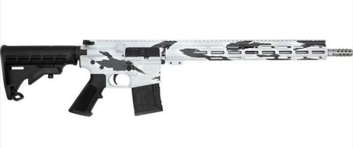 Great Lakes Firearms GL-15 AR-15 .223 Wylde Pursuit Snow Camo 16"