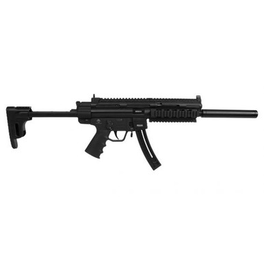 ATI GSG-16 16.25in. .22 LR Semi-Auto Rifle 22+1 Fake Suppressor Collapsibl-img-0