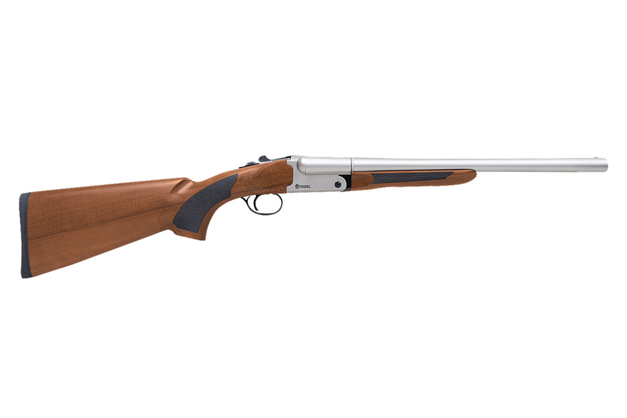 Citadel Boss SS Coach Side-By-Side Shotgun (20 Gauge, Nickel)