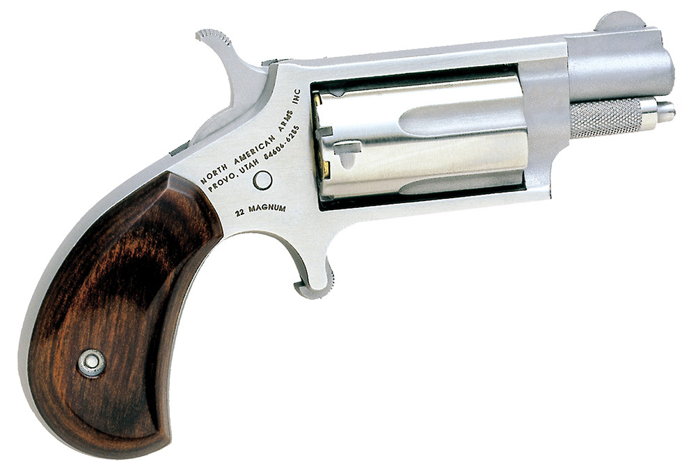 North American Arms NAA-22MS Mini Revolver .22WMR 5 Rounds 1.13in. SAO Sta-img-0