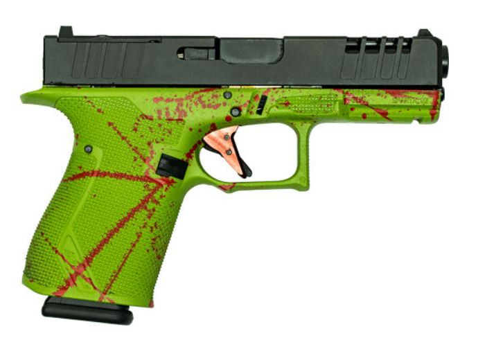 Great Lakes Firearms GL19 Striker 9mm Zombie Splatter Ported Slide (RMR Cut) 15-Round Glock-Style Magazine