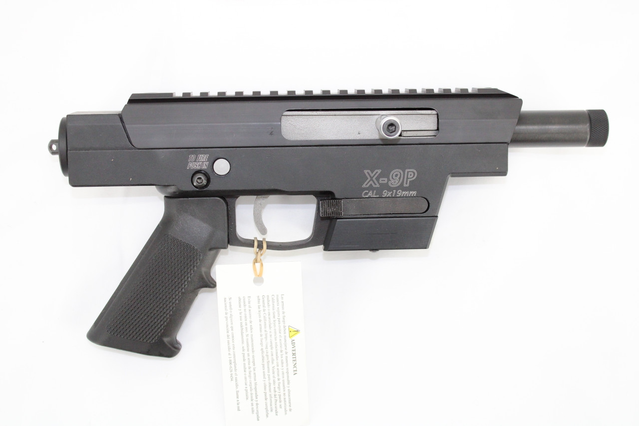 Excel Arms EA09504 X-9P Semi-Auto 9mm Pistol 4in. 17+1 Threaded Barrel Bla-img-1