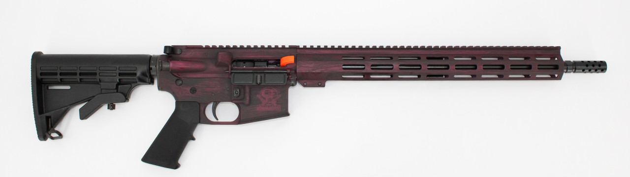 Great Lakes Firearms GL-15 RIA .223 Wylde 16in Barrel Battleworn Black Cherry/Nitride 30rd Magazine