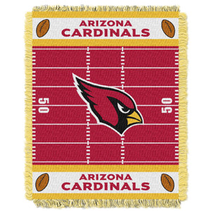 Cardinals OFFICIAL National Football League, "Field" Baby 36"x 46" Triple Woven Jacquard Throw by The Northwest Company