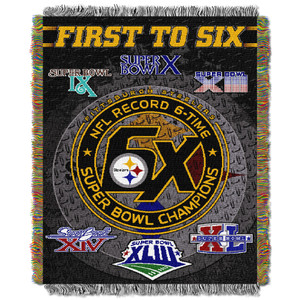 Steelers OFFICIAL National Football League, Commemorative 48"x 60" Woven Tapestry Throw by The Northwest Company