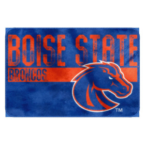 Boise State OFFICIAL Collegiate "Worn Out" Memory Foam Rug