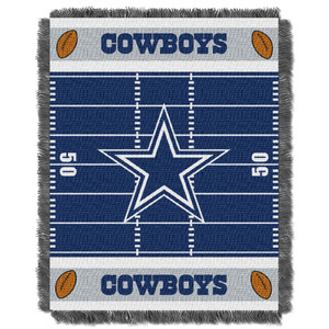 Cowboys OFFICIAL National Football League, "Field" Baby 36"x 46" Triple Woven Jacquard Throw by The Northwest Company