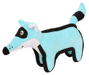 Pet Life Foxy-Tail Quilted Plush Animal Squeak Chew Tug Dog Toy