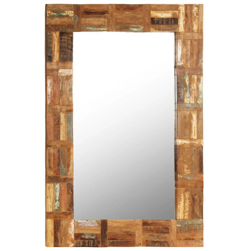 Wall Mirror Solid Reclaimed Wood 23.6"x35.4" Wall Mirror Solid Reclaimed Wood 23.6"x35.4"