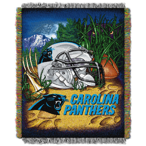 Panthers OFFICIAL National Football League, "Home Field Advantage" 48"x 60" Woven Tapestry Throw by The Northwest Company Panthers OFFICIAL National Football League, "Home Field Advantage" 48"x 60" Woven Tapestry Throw by The Northwest Company