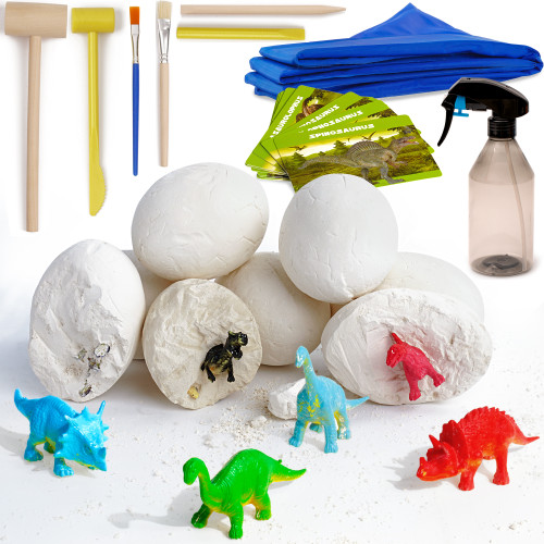 Robotime 12 Pcs Dino Eggs With 2 Sets of Tools Creative Toys For Kids Children DIY Home US Stock Dropshipping Robotime 12 Pcs Dino Eggs With 2 Sets of Tools Creative Toys For Kids Children DIY Home US Stock Dropshipping