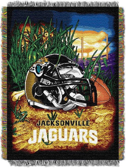 Jaguars OFFICIAL National Football League, "Home Field Advantage" 48"x 60" Woven Tapestry Throw by The Northwest Company Jaguars OFFICIAL National Football League, "Home Field Advantage" 48"x 60" Woven Tapestry Throw by The Northwest Company