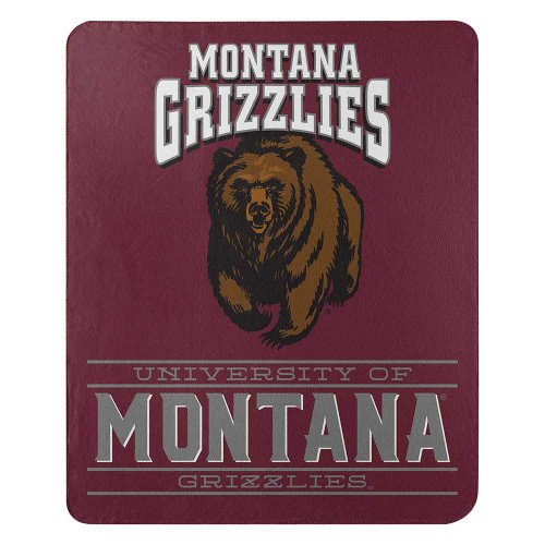 Montana OFFICIAL Collegiate "Control" Fleece Throw Montana OFFICIAL Collegiate "Control" Fleece Throw