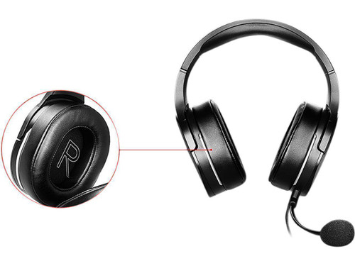 MSI Immerse GH20 3.5mm Connector Circumaural Gaming Headsets MSI Immerse GH20 3.5mm Connector Circumaural Gaming Headsets