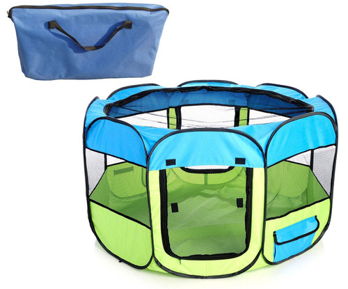 All-Terrain' Lightweight Easy Folding Wire-Framed Collapsible Travel Pet Playpen All-Terrain' Lightweight Easy Folding Wire-Framed Collapsible Travel Pet Playpen