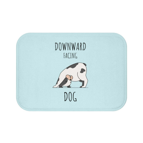 Downward Facing Dog Yoga Bath Mat Downward Facing Dog Yoga Bath Mat