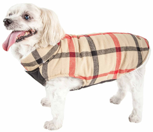 Pet Life 'Allegiance' Classical Plaided Insulated Dog Coat Jacket Pet Life 'Allegiance' Classical Plaided Insulated Dog Coat Jacket