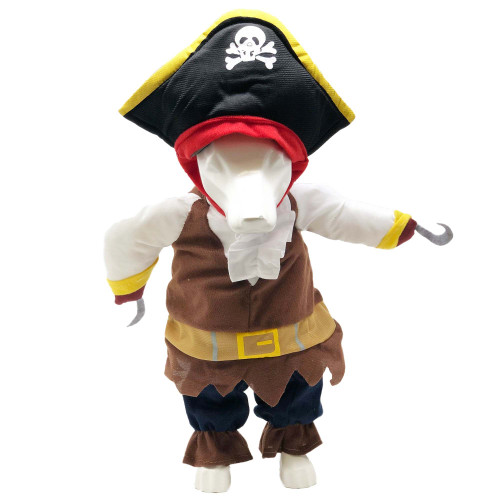 Pet Life 'Captain Snuggles' Pirate Pet Dog Costume Uniform Pet Life 'Captain Snuggles' Pirate Pet Dog Costume Uniform