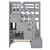 Twin over Twin/Full Bunk Bed with Twin Size Trundle Twin over Twin/Full Bunk Bed with Twin Size Trundle