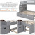 Twin over Twin/Full Bunk Bed with Twin Size Trundle Twin over Twin/Full Bunk Bed with Twin Size Trundle