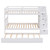 Twin over Twin/Full Bunk Bed with Twin Size Trundle Twin over Twin/Full Bunk Bed with Twin Size Trundle