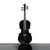 New 3/4 Acoustic Violin Case Bow Rosin Black New 3/4 Acoustic Violin Case Bow Rosin Black