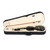 New 3/4 Acoustic Violin Case Bow Rosin Black New 3/4 Acoustic Violin Case Bow Rosin Black