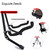 A Frame Folding Guitar Stand Floor Solid Tripod Guitars Stands with 3 Metal Legs Adjustable for Electric Acoustic Guitar Music Stands A Frame Folding Guitar Stand Floor Solid Tripod Guitars Stands with 3 Metal Legs Adjustable for Electric Acoustic Guitar Music Stands
