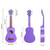 Soprano Ukulele Purple 21 inch High Gloss Basswood Mini Kids Guitar Hawaiian Ukeleles Instrument Kit with Ukalalee Bag Tuner Pack Book for Beginner Toddler Starter Adults Soprano Ukulele Purple 21 inch High Gloss Basswood Mini Kids Guitar Hawaiian Ukeleles Instrument Kit with Ukalalee Bag Tuner Pack Book for Beginner Toddler Starter Adults