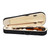 New 1/2 Acoustic Violin Case Bow Rosin Natural New 1/2 Acoustic Violin Case Bow Rosin Natural