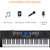 61 Key Portable Keyboard with Built In Speakers, Headphone, Microphone, Music Rest, LCD Screen, USB Port & 3 Teaching Modes for Beginners 61 Key Portable Keyboard with Built In Speakers, Headphone, Microphone, Music Rest, LCD Screen, USB Port & 3 Teaching Modes for Beginners