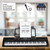 61 Key Portable Keyboard with Built In Speakers, Headphone, Microphone, Music Rest, LCD Screen, USB Port & 3 Teaching Modes for Beginners 61 Key Portable Keyboard with Built In Speakers, Headphone, Microphone, Music Rest, LCD Screen, USB Port & 3 Teaching Modes for Beginners