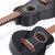 Naneki Soprano Ukulele 21 in Black Child Kid Ukeleles Beginner Bunch with Bag, Instruction Book for Kids Adults Starter(Mini Kids Guitar Black) Naneki Soprano Ukulele 21 in Black Child Kid Ukeleles Beginner Bunch with Bag, Instruction Book for Kids Adults Starter(Mini Kids Guitar Black)