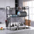 Over Sink Dish Rack, 2 Tier Stainless Steel Dish Rack Rustproof Durable Above Kitchen Sink Shelf Dish Drainer, Silver Over Sink Dish Rack, 2 Tier Stainless Steel Dish Rack Rustproof Durable Above Kitchen Sink Shelf Dish Drainer, Silver