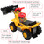 LEADZM Children's Bulldozer Toy Car without Power Two Plastic Simulation Stones and A Hat YF LEADZM Children's Bulldozer Toy Car without Power Two Plastic Simulation Stones and A Hat YF
