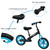 Kids Balance Bike Height Adjustable Blue YF Kids Balance Bike Height Adjustable Blue YF