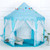 Princess Tent Girls Large Playhouse Kids Castle Play Tent with Star Lights (Blue tent without star lights)Toy for Children Indoor and Outdoor Games XH Princess Tent Girls Large Playhouse Kids Castle Play Tent with Star Lights (Blue tent without star lights)Toy for Children Indoor and Outdoor Games XH