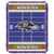Ravens OFFICIAL National Football League, "Field" Baby 36"x 46" Triple Woven Jacquard Throw by The Northwest Company Ravens OFFICIAL National Football League, "Field" Baby 36"x 46" Triple Woven Jacquard Throw by The Northwest Company