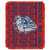 Gonzaga OFFICIAL Collegiate "Double Play" Woven Jacquard Throw Gonzaga OFFICIAL Collegiate "Double Play" Woven Jacquard Throw
