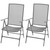 3 Piece Garden Dining Set Steel Anthracite 3 Piece Garden Dining Set Steel Anthracite