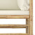 6 Piece Garden Lounge Set with Cream White Cushions Bamboo 6 Piece Garden Lounge Set with Cream White Cushions Bamboo