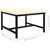 Sectional Footrest with Cushion Black Poly Rattan Sectional Footrest with Cushion Black Poly Rattan